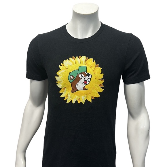 Buc-ee’s Black Yellow "You Are My Sunshine" Sunflowers Graphic T-Shirt Adult MD - Picture 6 of 12